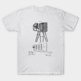 Camera Vintage Patent Drawing T-Shirt